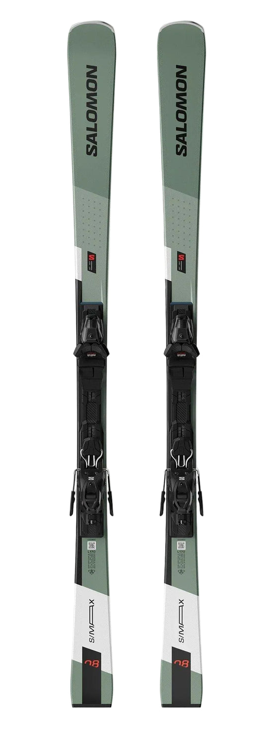 Men's S/Max 8 Skis + M10 Binding - Green / Black