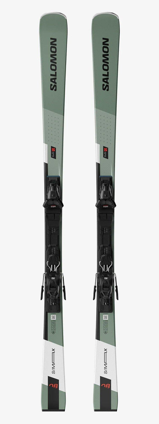 Men's S/Max 8 Skis + M10 Binding - Green / Black