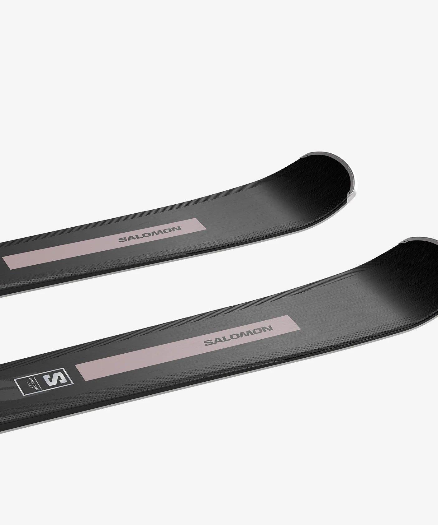 Women's S/Max No8 Skis + M10 Binding - Black / Rose Gold