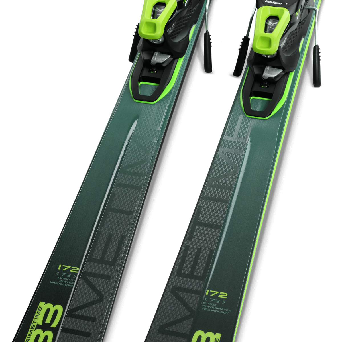 Men's Primetime 33 Skis + EM11 Binding - Green