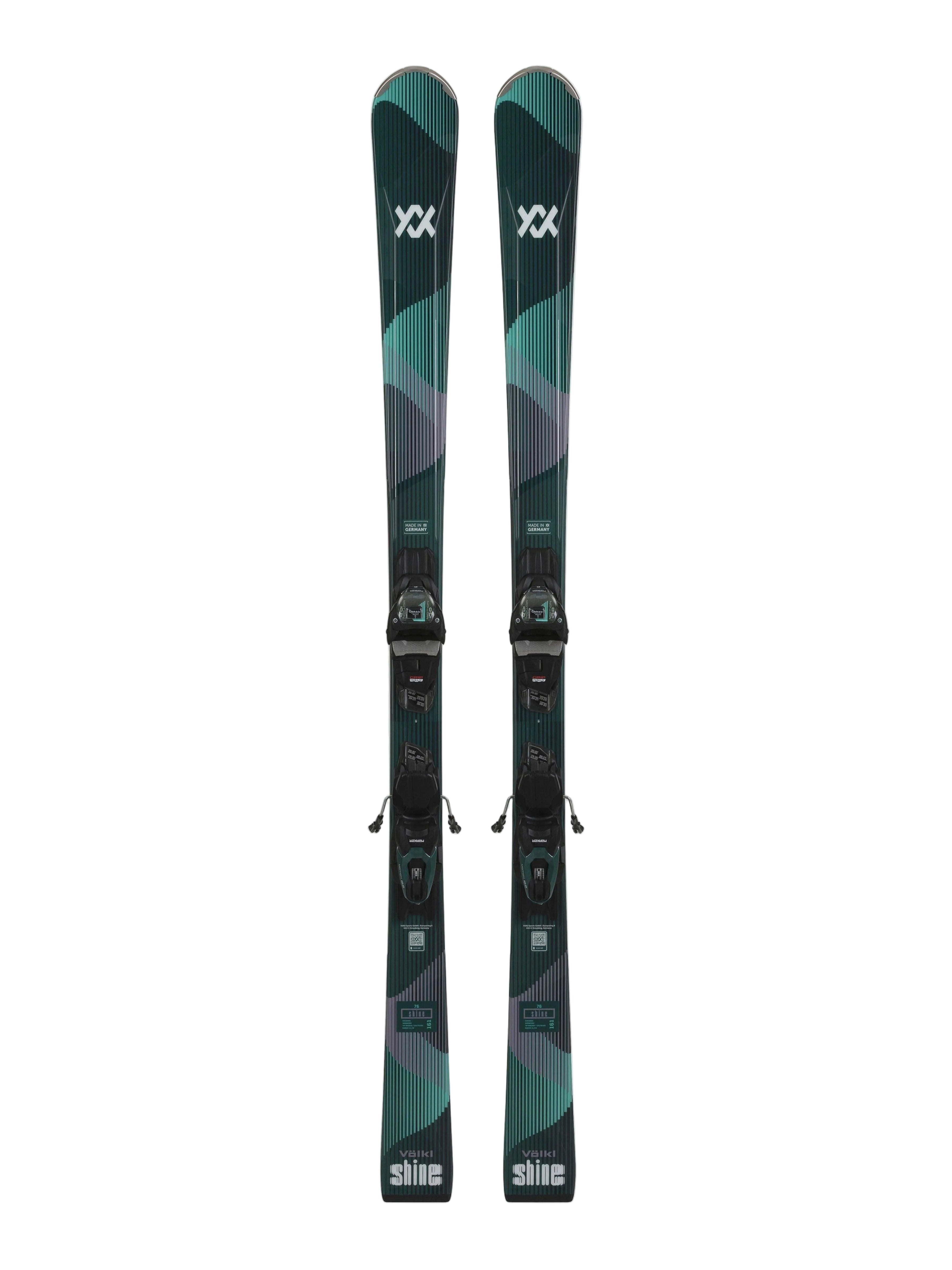 Women's Shine 76 with VMotion 10 Binding - Green / Black