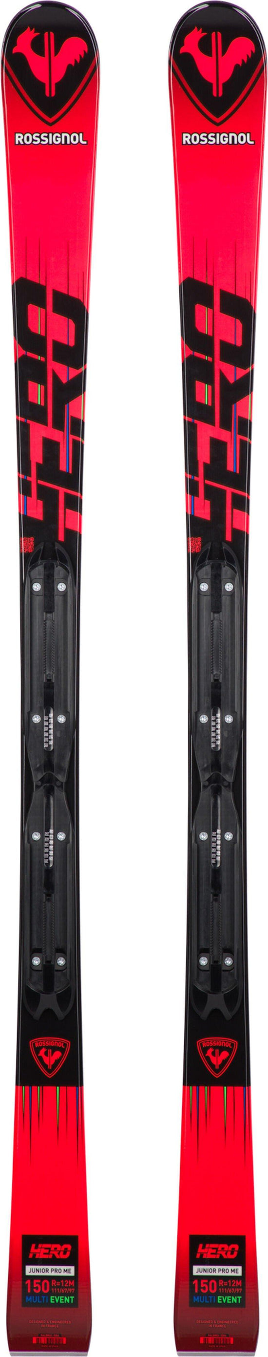 Kids' Hero Multi-Event Skis + Xpress 7 Binding - Red