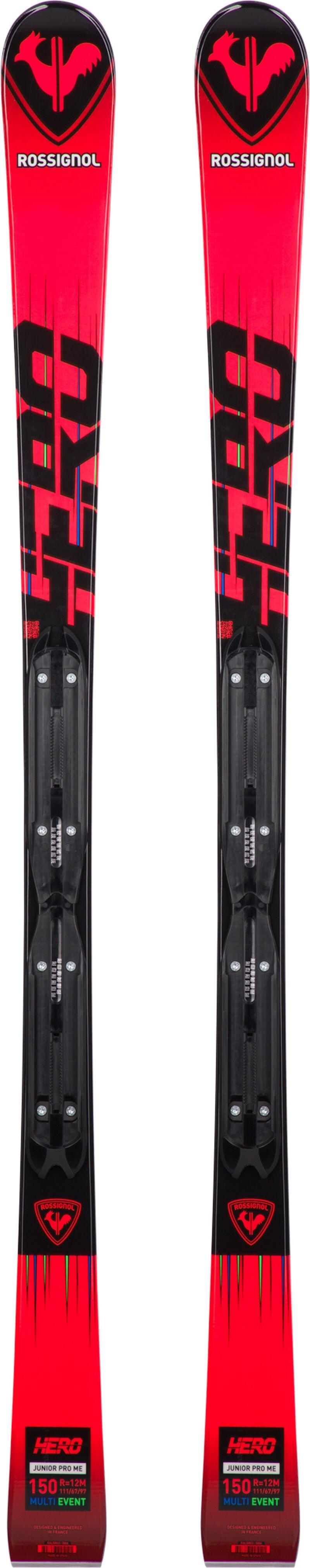 Kids' Hero Multi-Event Skis + Xpress 7 Binding - Red