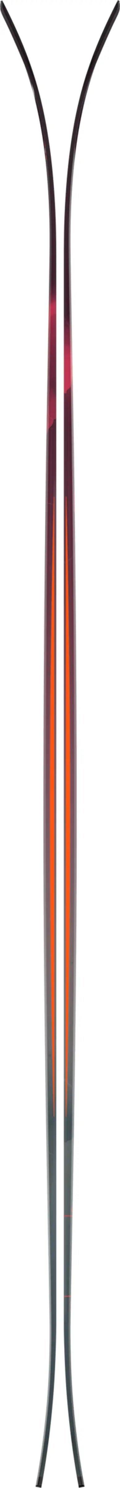 Women's Backland Touring Skis 88mm + Climbing Skin 88/89 - Maroon/Red