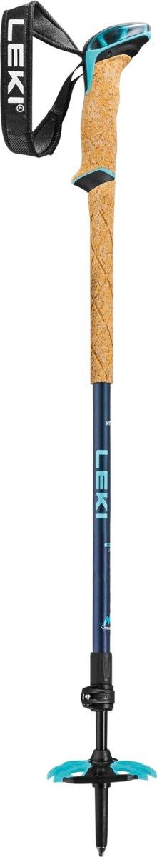 Bernina Lite 3 Adjustable Ski Touring Poles - Denim Blue