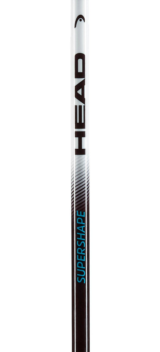 Kids' Supershape Team Adjustable Ski Poles - Black / White