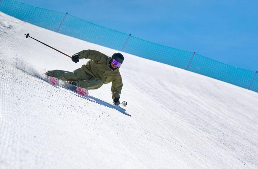 Meta Ski Poles - Black/Orange