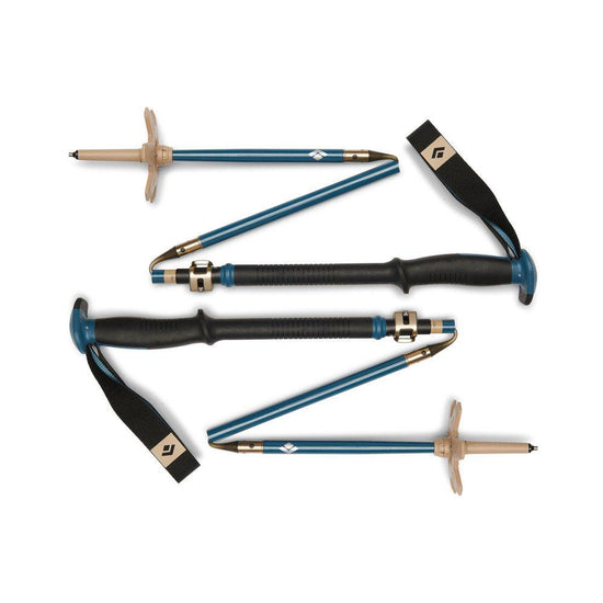 Traverse Compactor Ski Poles - Blue