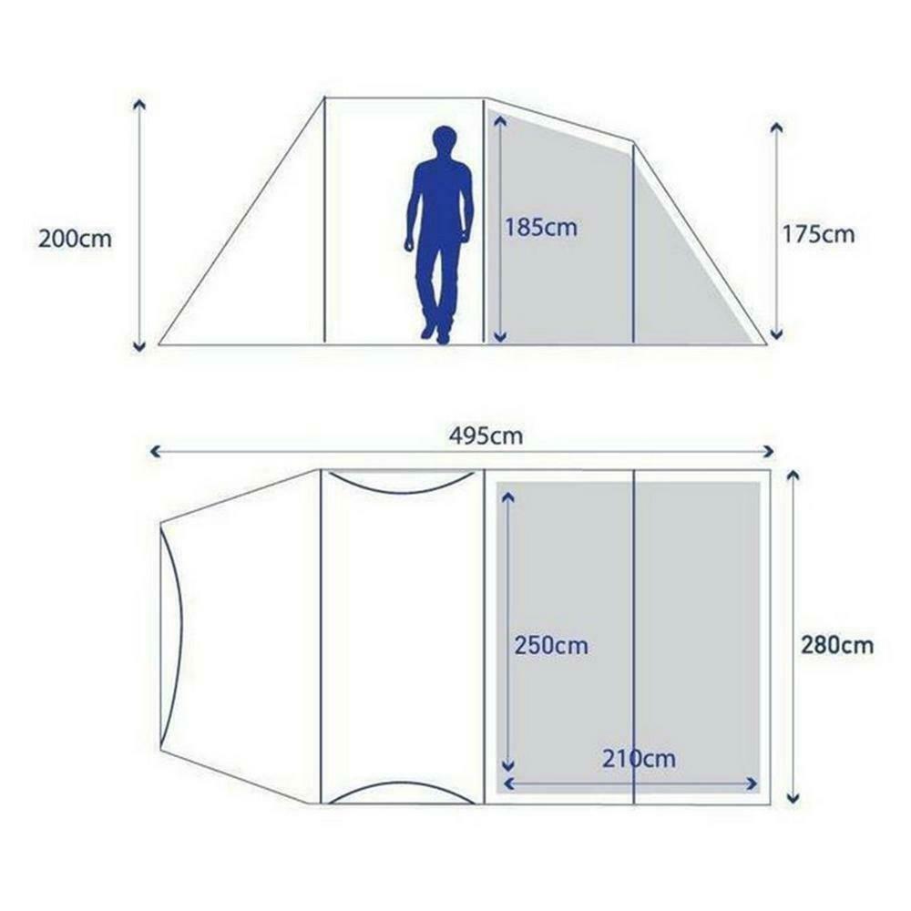 Air 4.1 Nightfall 4-Person Tent - Blue