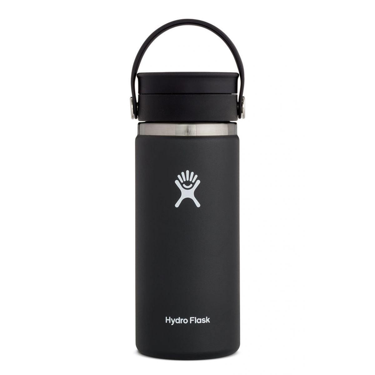 Hydro Flask 16oz Wide Mouth Coffee Cup with Flex Sip Lid - Black