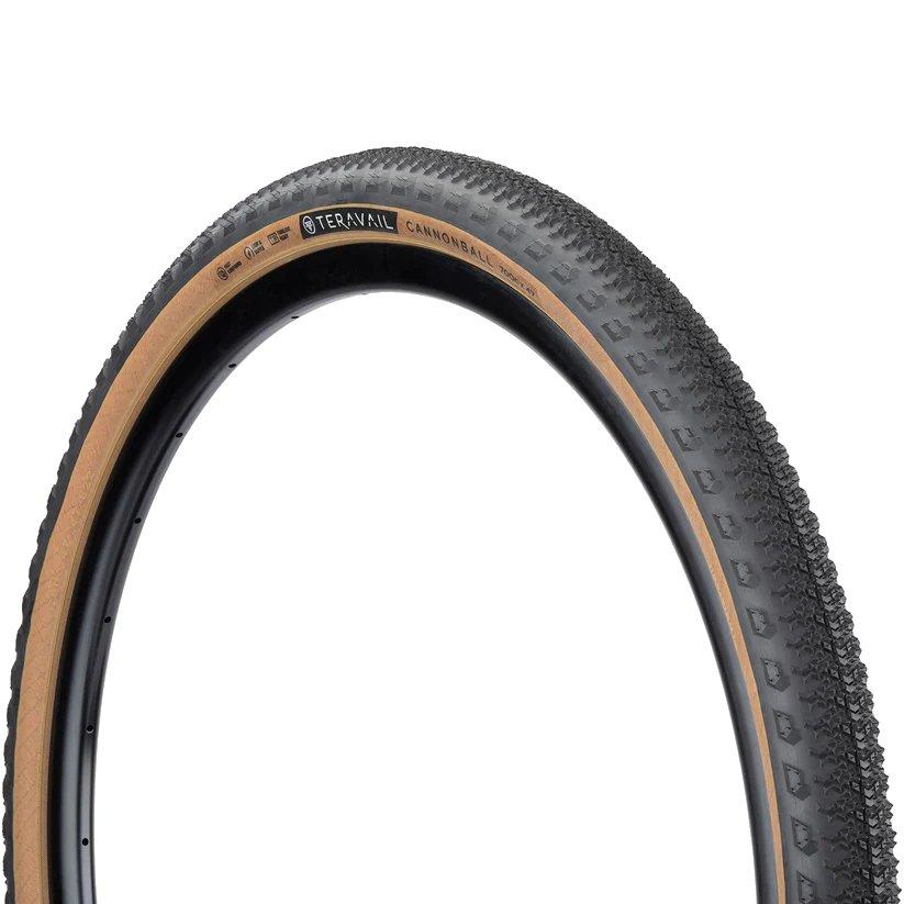 Cannonball 700x47 Light & Supple Gravel Race Tyre - Black / Tan