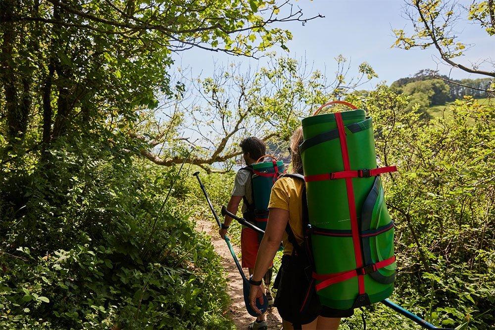 Voyager 12ft 6in Hybrid Tough SUP Pack - Green