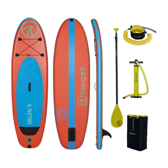 Dagon 9ft Inflatable Stand-up Paddleboard Package