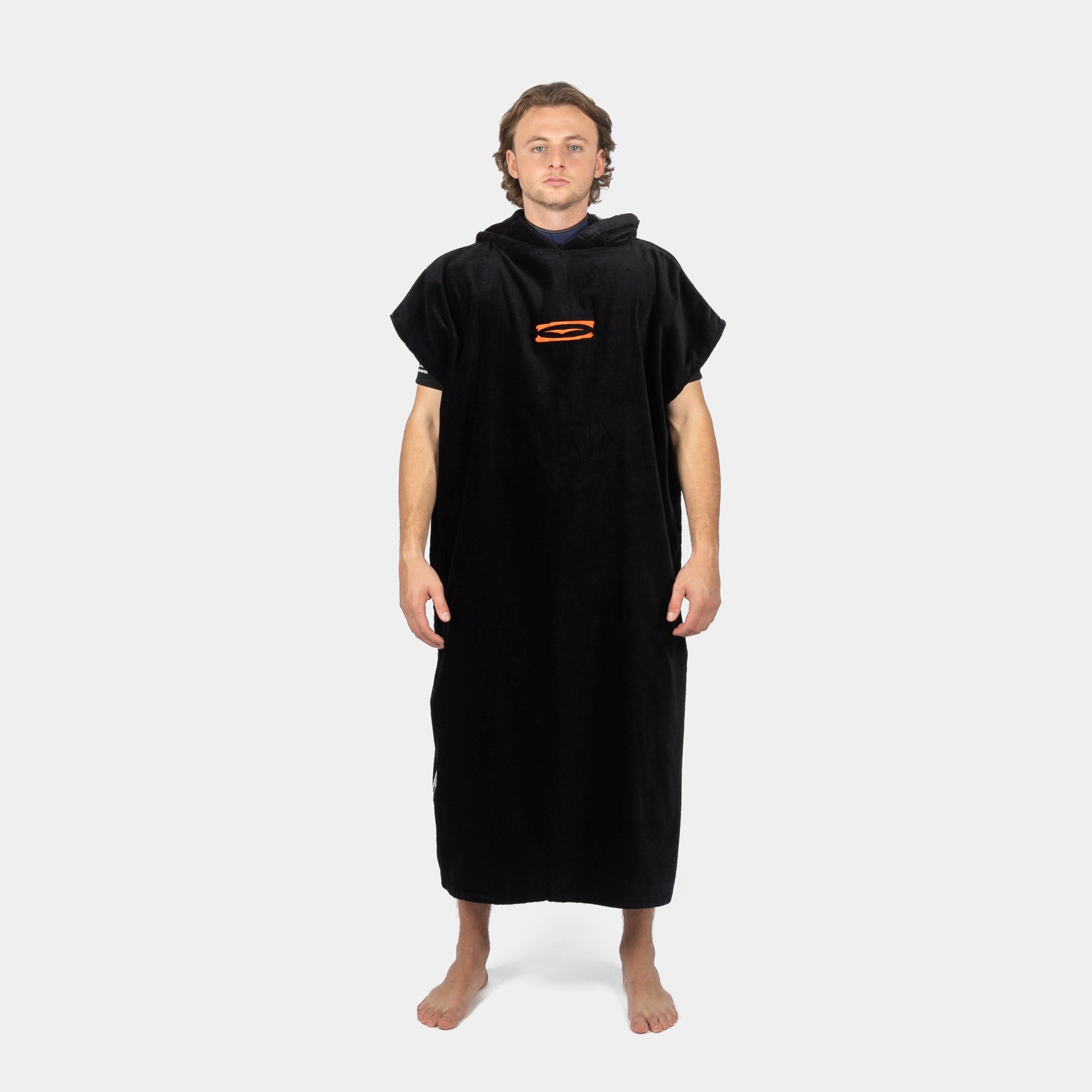 Changing Poncho Towel - Black