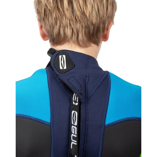Kids Response 3/2mm Wetsuit - Navy/Lime