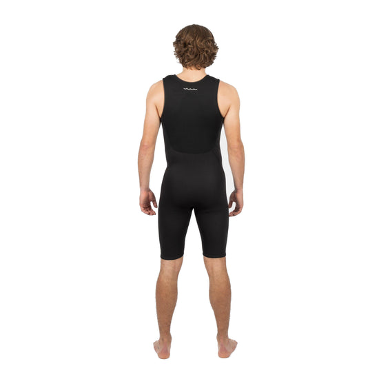 Men's Response 3/2mm Flatlock ShortJohn Wetsuit - Black