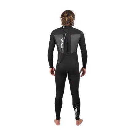 Men's Response Flatlock 3/2mm Wetsuit - Black