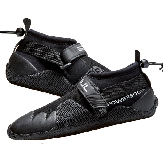 Unisex 3mm Strapped Power Slipper - Black
