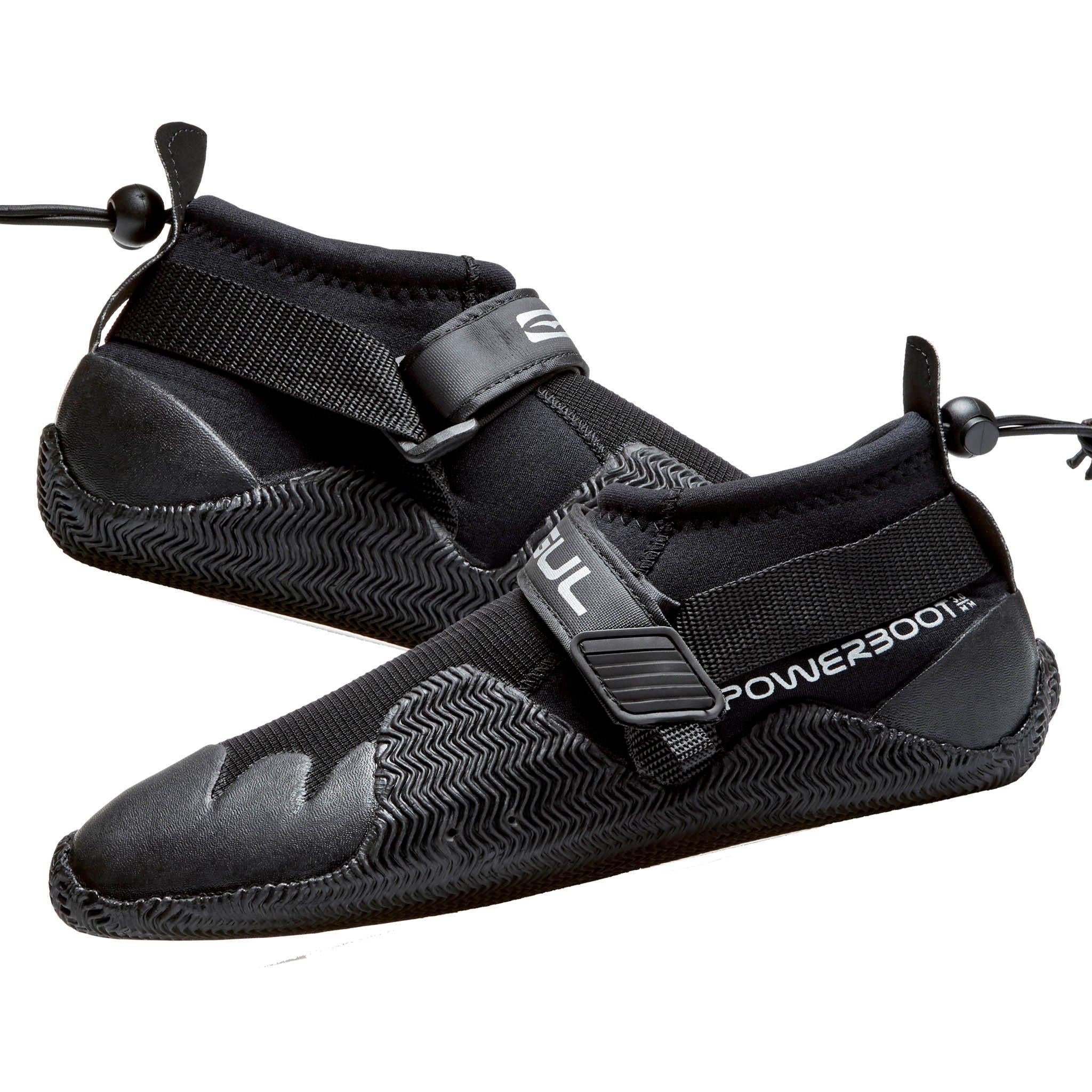 Unisex 3mm Strapped Power Slipper - Black