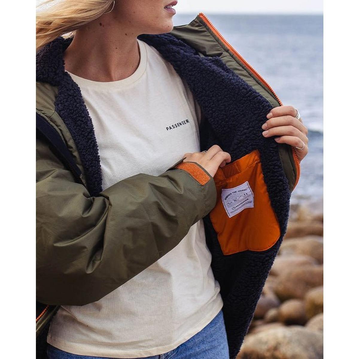 Unisex Roaming Changing Robe - Black/Khaki