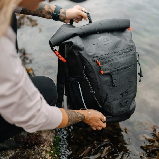 Adventure Waterproof Backpack - Black