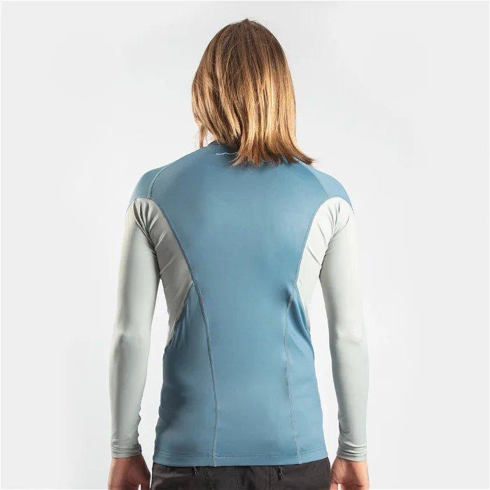 Men's UV Protection Long Sleeve Rash Vest - Blue