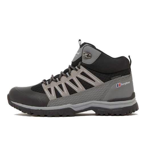 Kids' Explorer Mid Waterproof Hiking Boots - Black