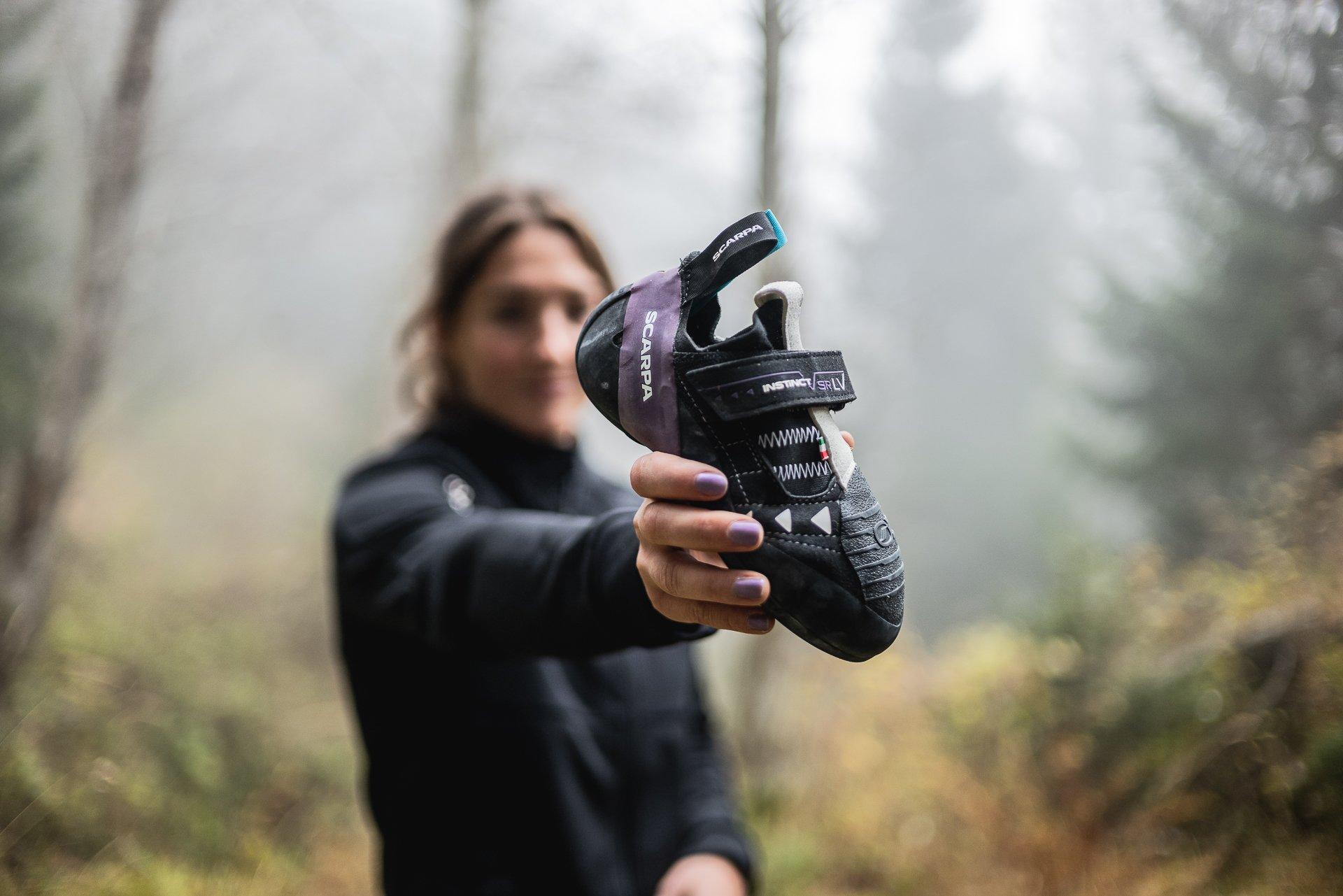 Unisex Instinct VS-R LV Climbing Shoes - Black