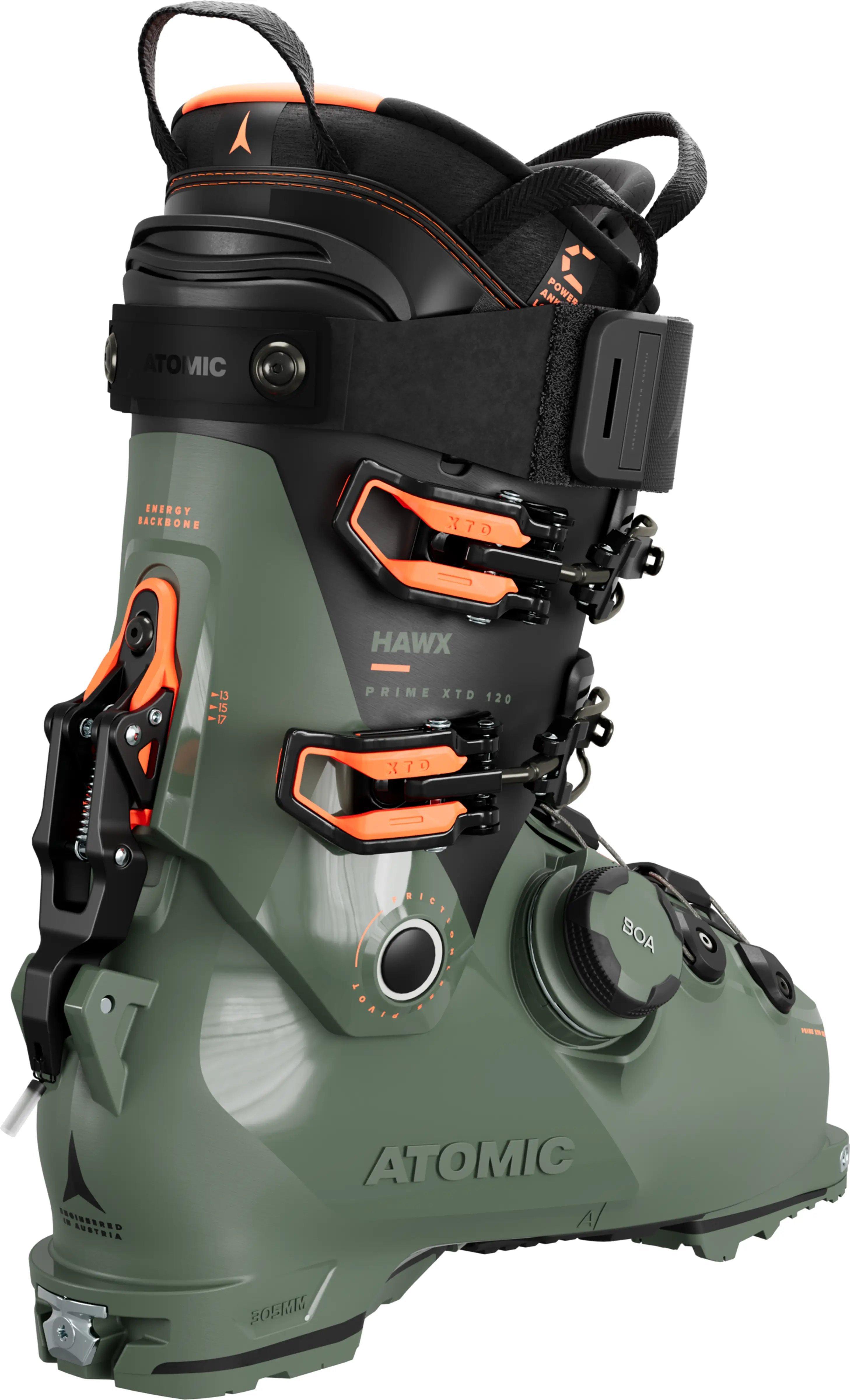 Men's Hawx Prime XTD 120 BOA GW Ski Boots - Green / Orange