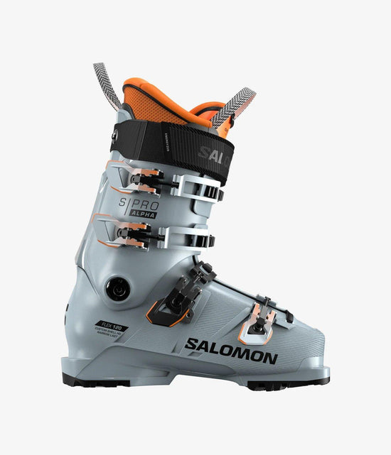 Men's S/Pro Alpha 120 Ski Boots - Grey / Black Orange