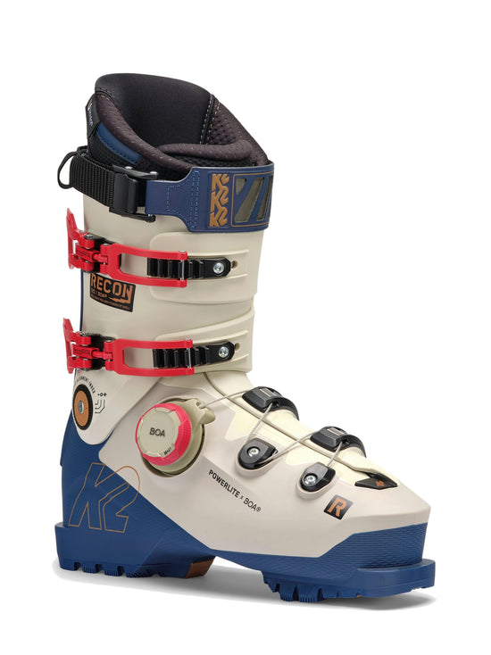 Men's Recon 120 BOA Ski Boots - White / Blue