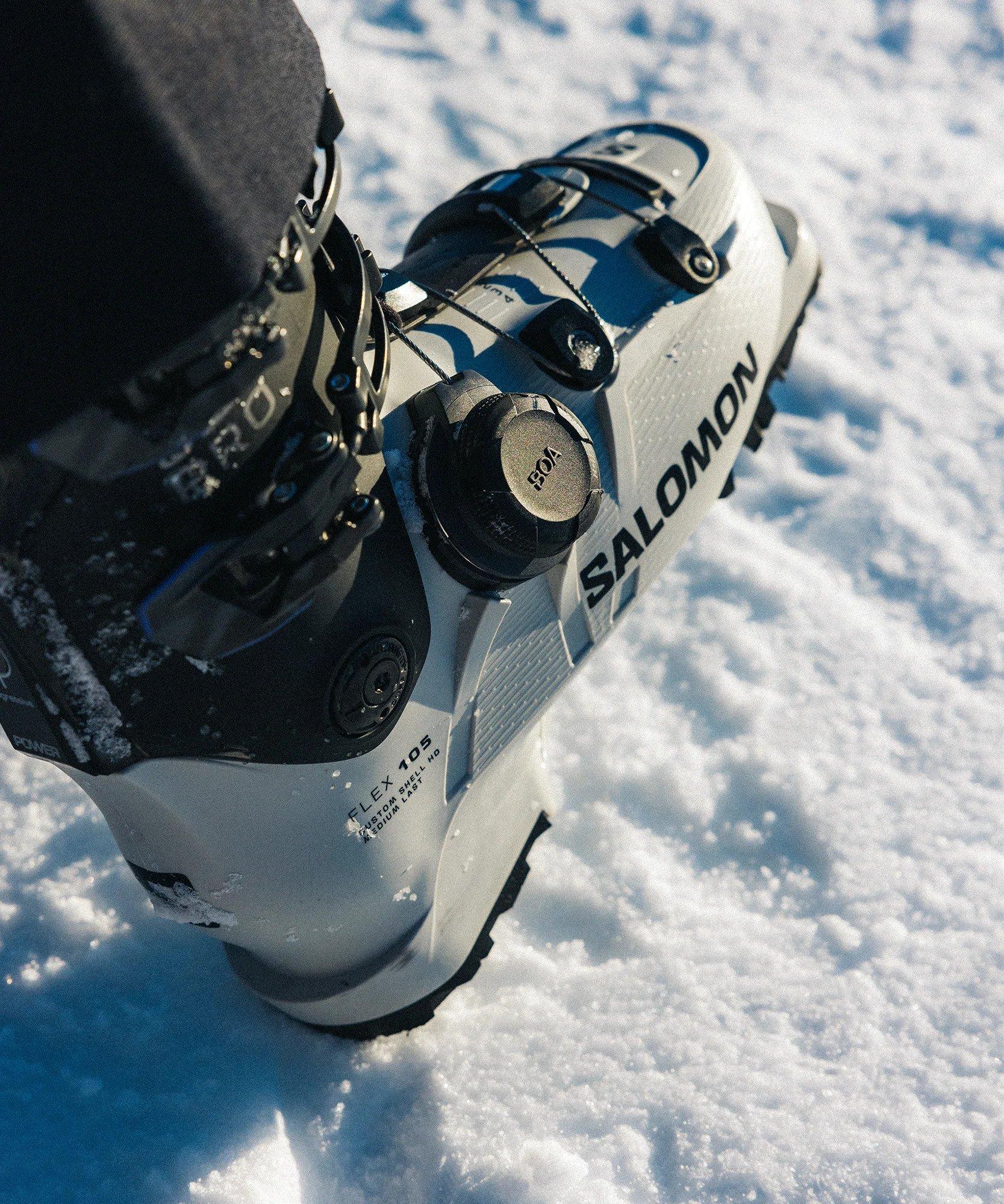 Women's S/Pro Supra BOA 105 Ski Boot - Grey / Aurora / Black