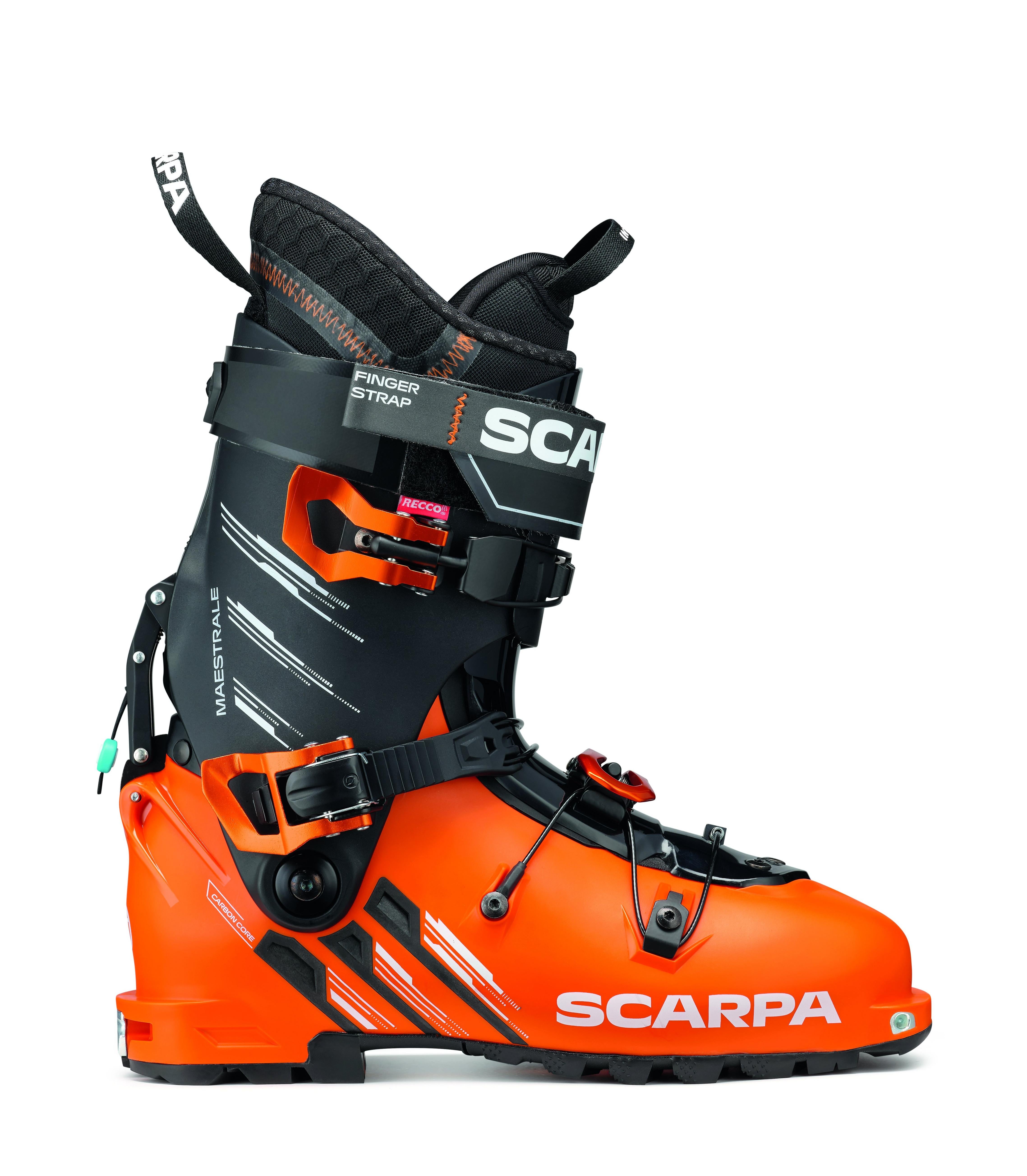 Men's Maestrale 110 Touring Ski Boots - Orange/Black