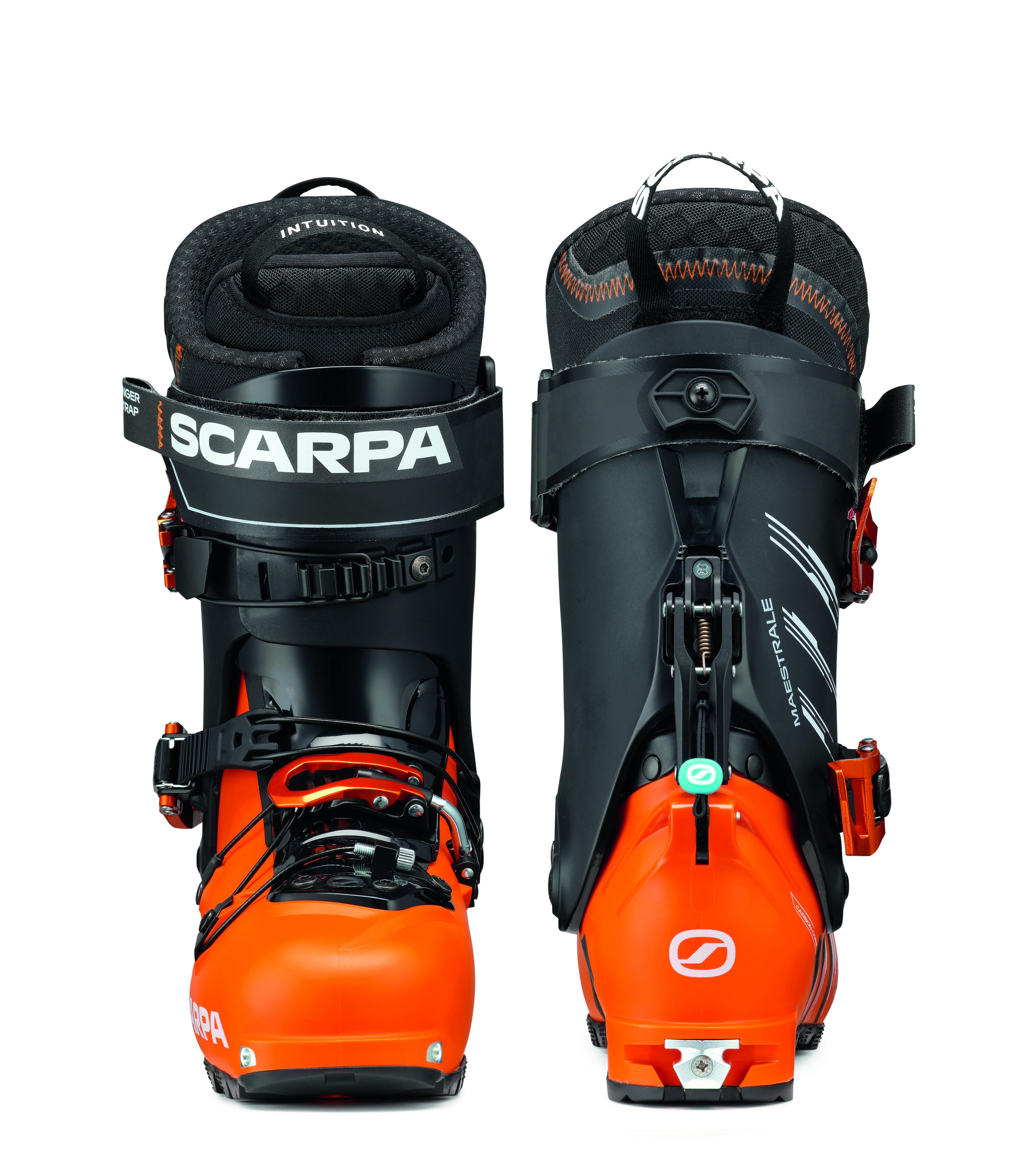 Men's Maestrale 110 Touring Ski Boots - Orange/Black