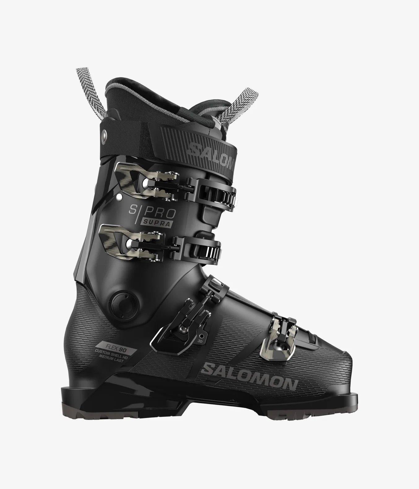 Women's S/Pro Supra 90 Ski Boots - Black / Light Bronze