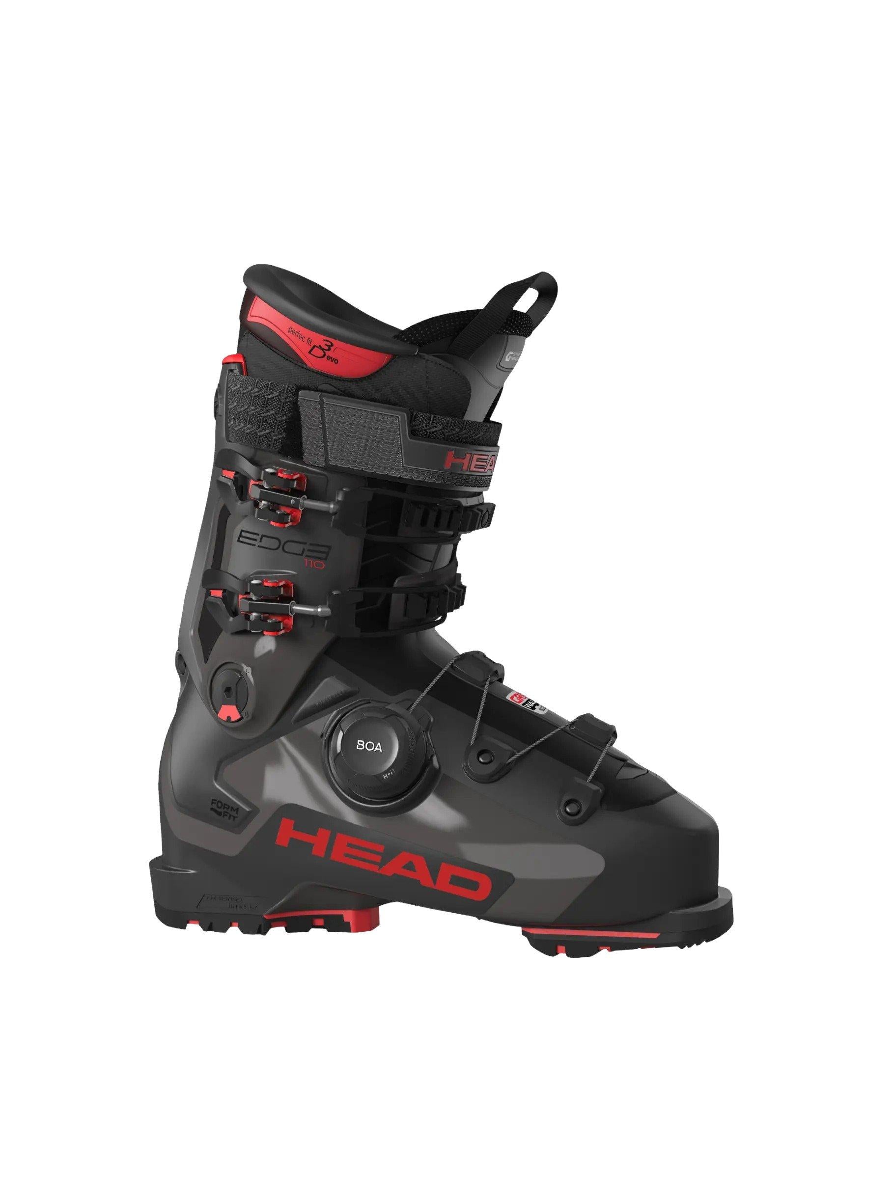 Men's Edge 110 HV GW BOA Ski Boot - Anthracite / Red