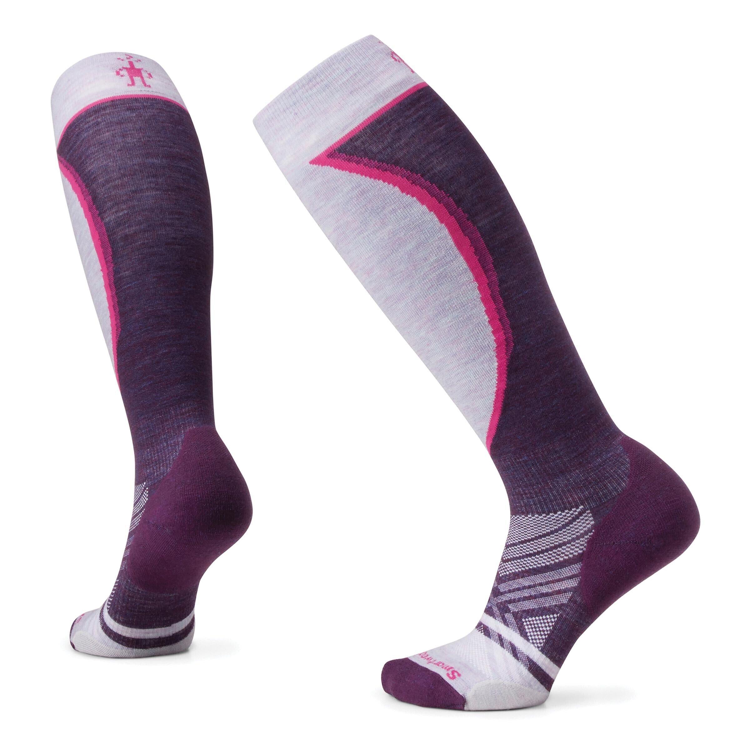 Women's Ski Targeted Cushion Socks - Purple Iris