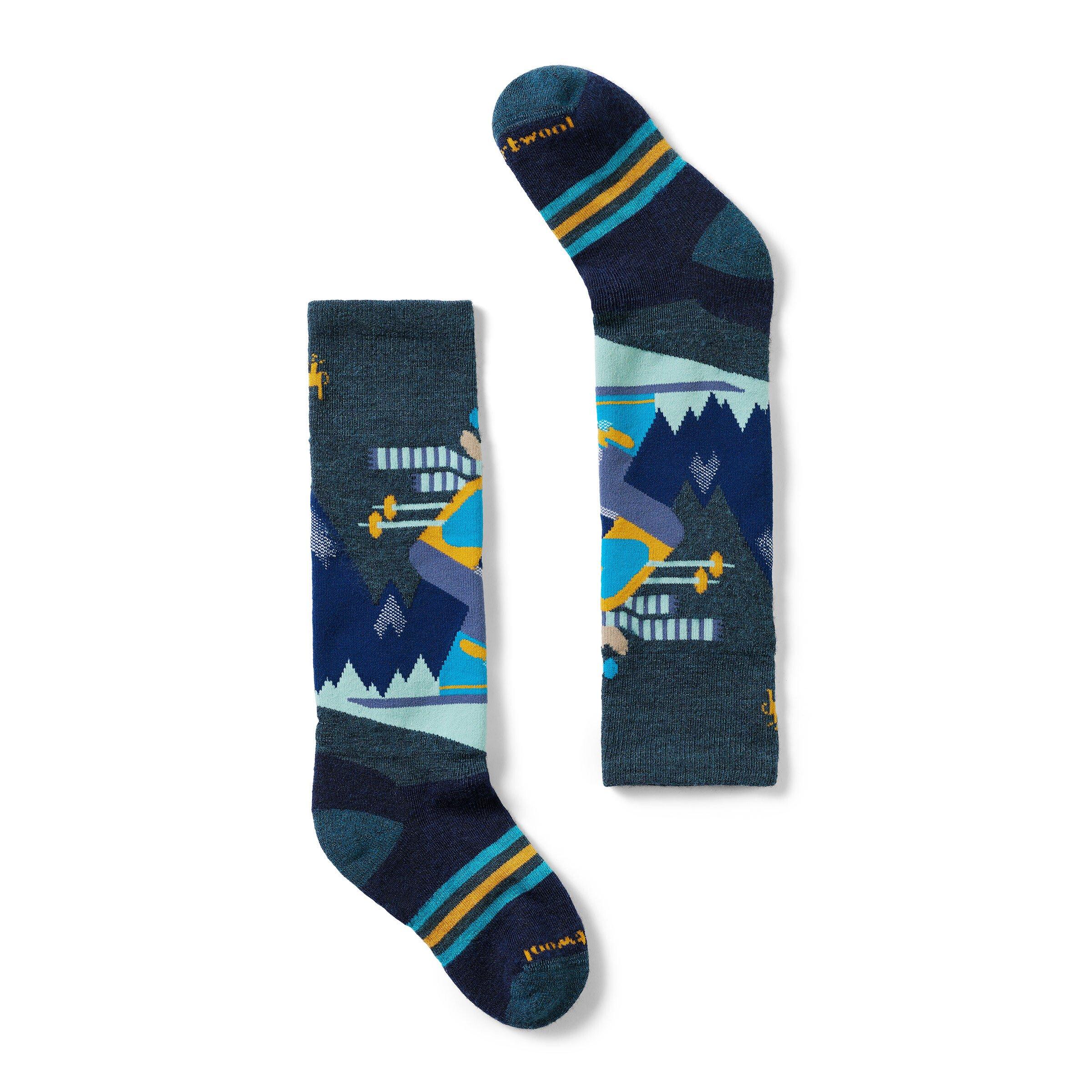 Kids' Ski Full Cushion Socks - Blue