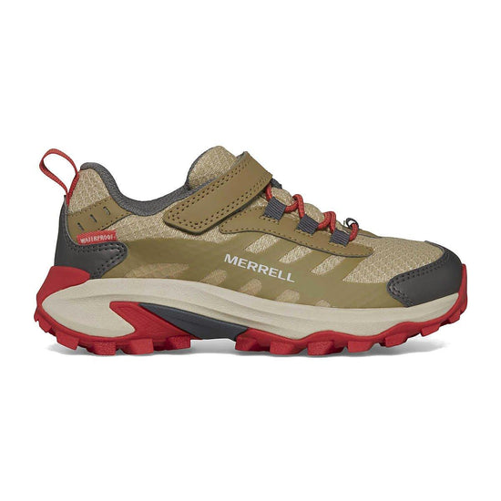 Kids' Moab Speed 2 Low A/C Waterproof Shoes - Red
