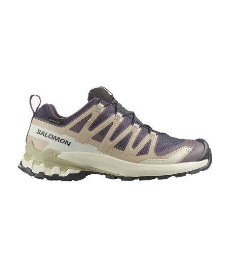 Women's XA Pro 3D V9 GORE-TEX Trail Running Shoes - Purple/ Beige