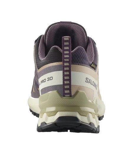 Women's XA Pro 3D V9 GORE-TEX Trail Running Shoes - Purple/ Beige
