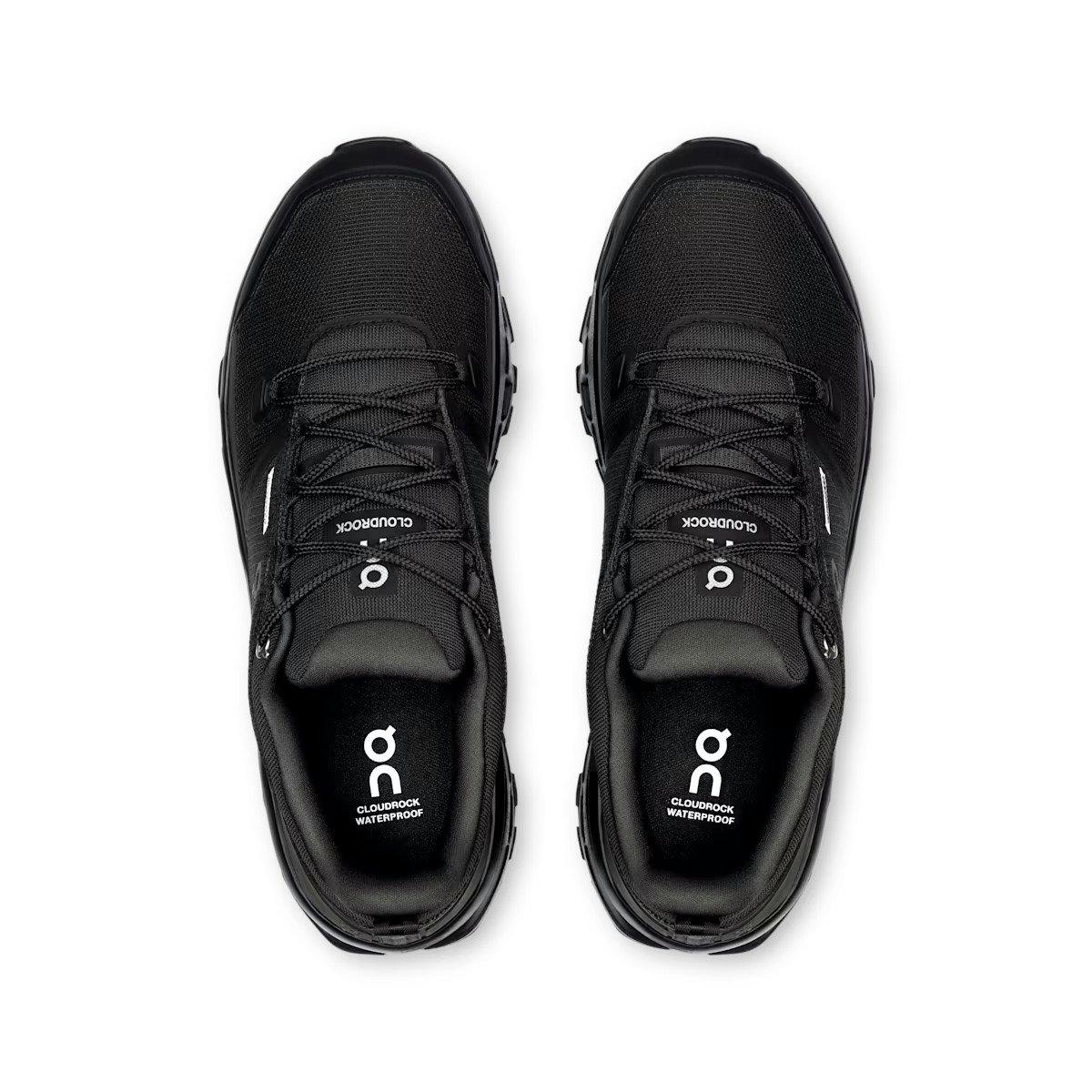 Men's Cloudrock Low Waterproof Hiking Shoes - Black