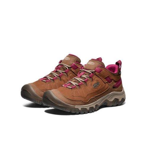 Women's Targhee IV Waterproof Hiking Shoe - Brown/Pink