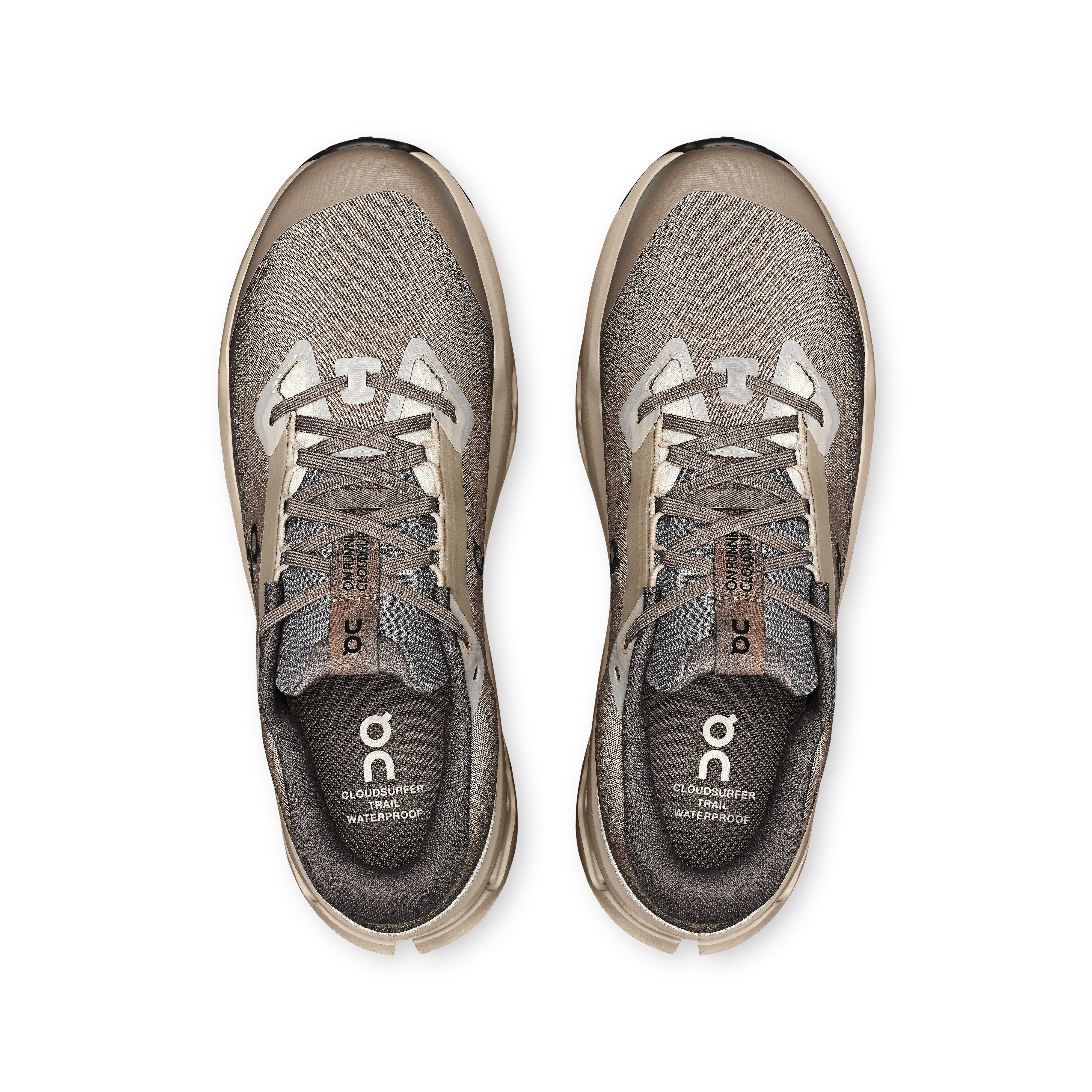 Men's Cloudsurfer Trail 2 Waterproof Running Shoes - Grey