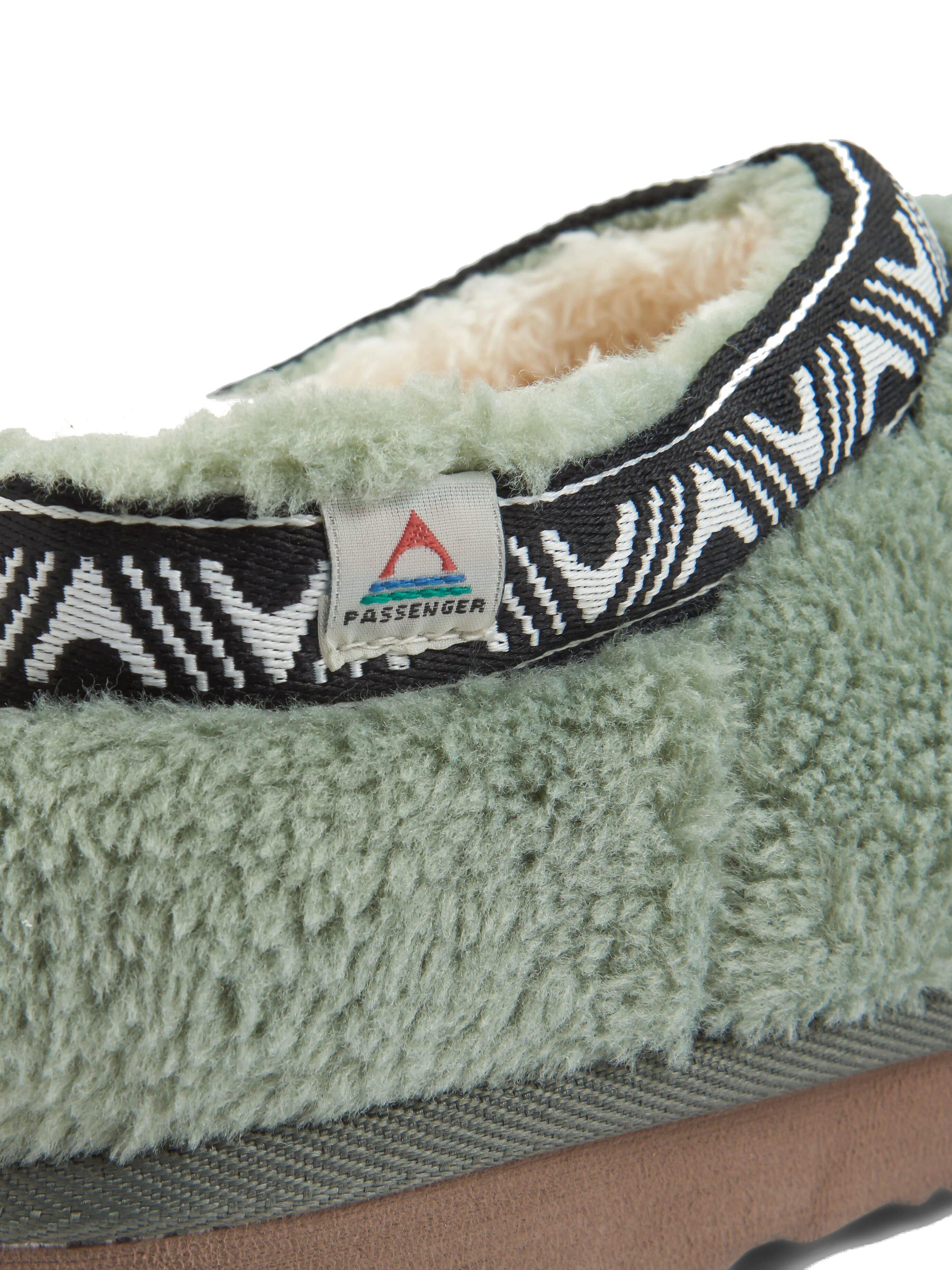 Women's Ember Sherpa Fleece Slippers - Green