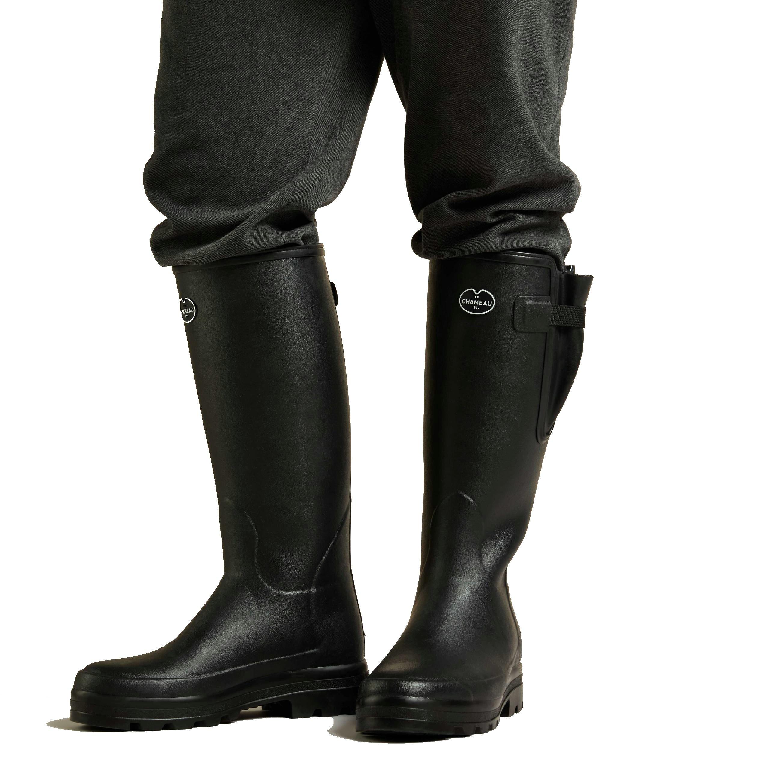 Men's Vierzonord B200 Wellington Boots - Black