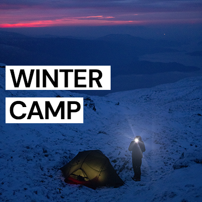Wild Camping on a Scottish Summit in Winter!