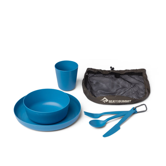 Camp Dinner Set (6 Piece) - Blue