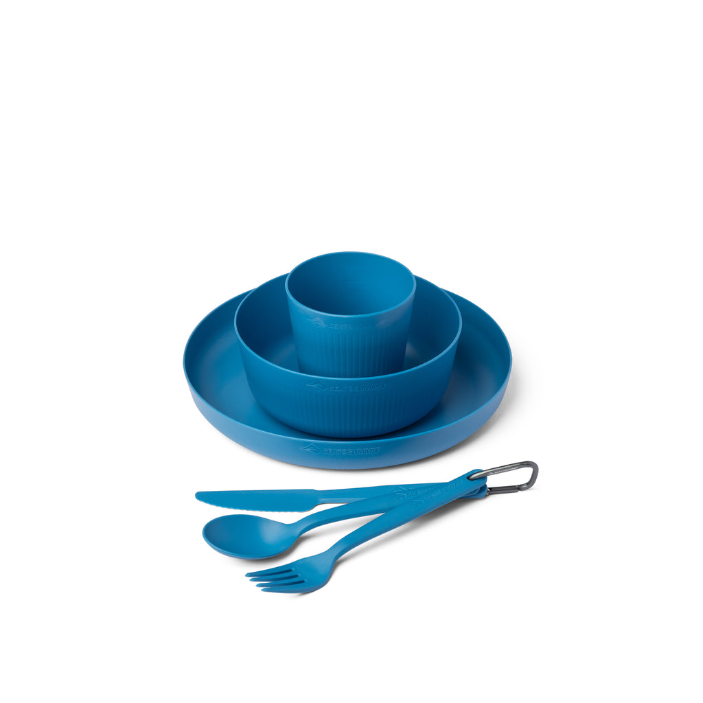 Camp Dinner Set (6 Piece) - Blue