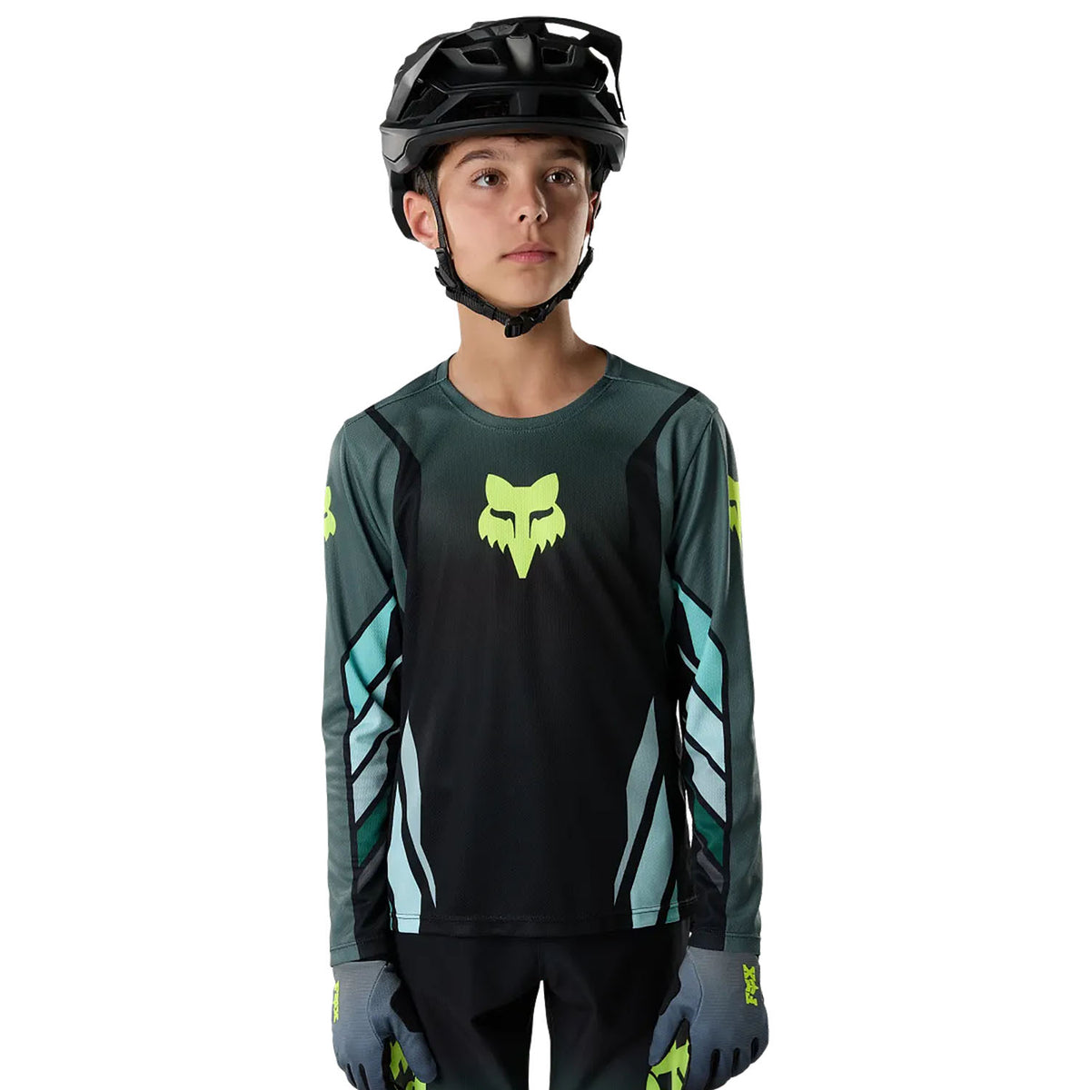 Kids' Foundry Ranger Long Sleeve Jersey - Green